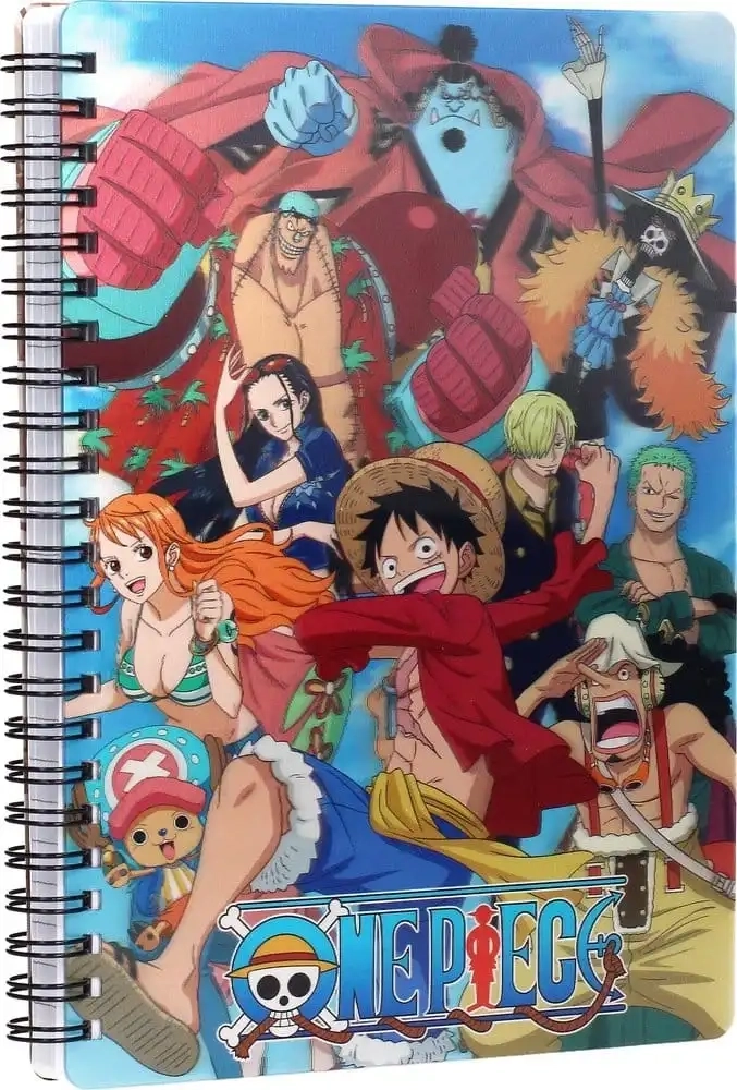 One Piece - 3D-Effekt-Notizbuch Group 5 - 21 x 15 cm