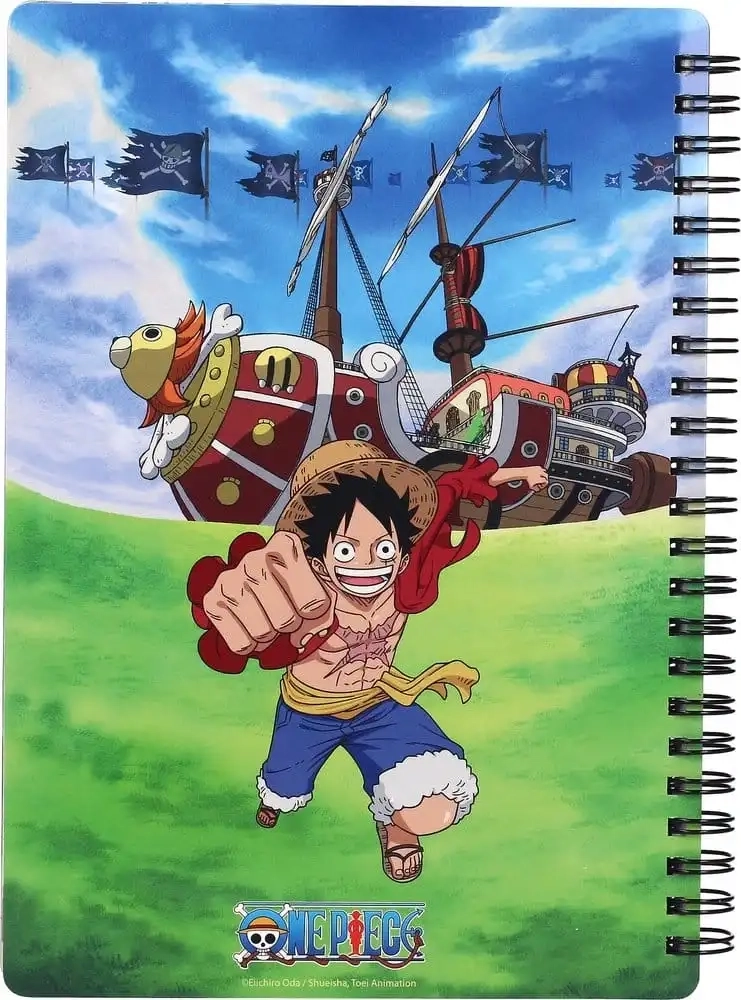 One Piece - 3D-Effekt-Notizbuch Group 5 - 21 x 15 cm