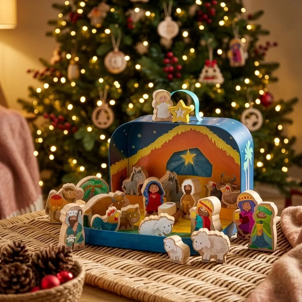 Spielwelt im Koffer - Weihnachtskrippe
