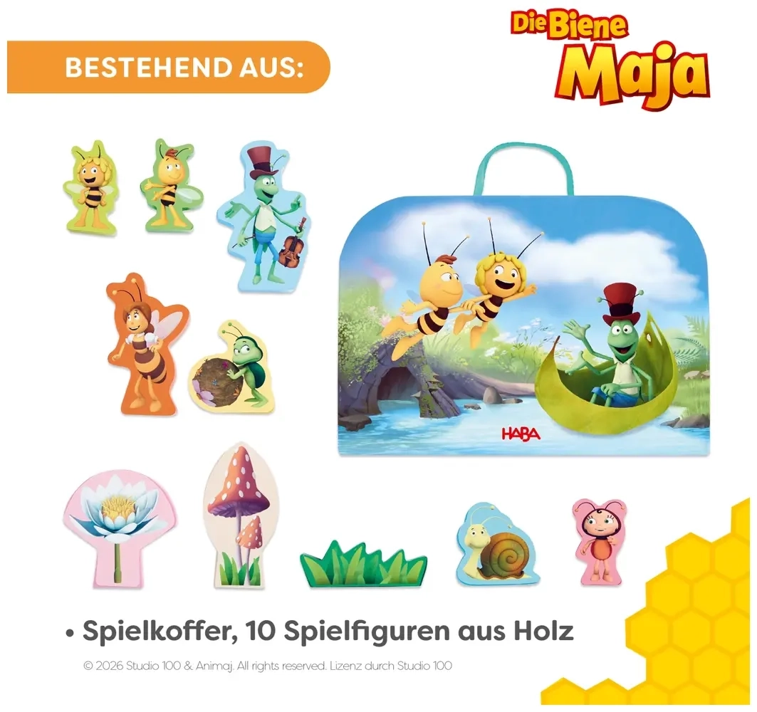 Spielwelt im Koffer - Die Biene Maja