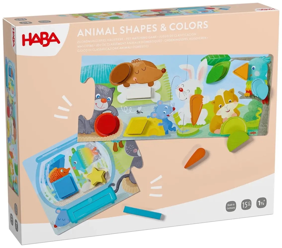Zuordnungsspiel Haustiere
