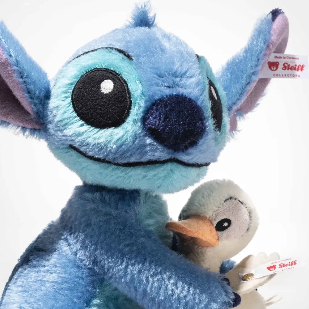 Disney Stitch Plüschfigur mit Ente - mehrfarbig - 20 cm