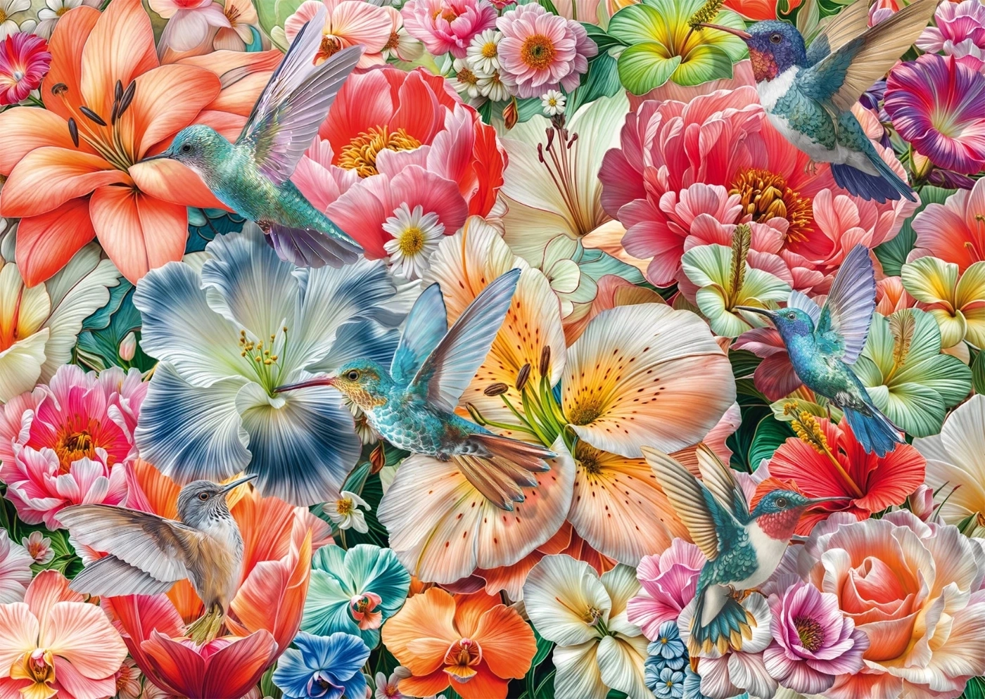 Hexagon Edition: Grosse Blüten