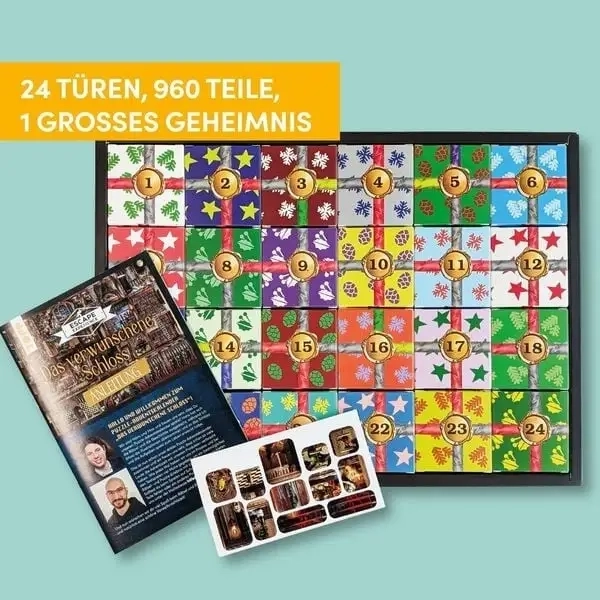 Puzzle-Rätsel-Adventskalender: Das verwunschene Schloss - DE