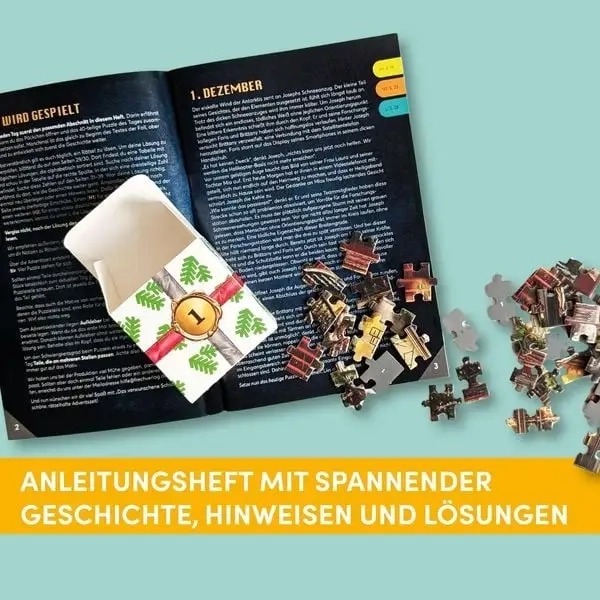 Puzzle-Rätsel-Adventskalender: Das verwunschene Schloss - DE