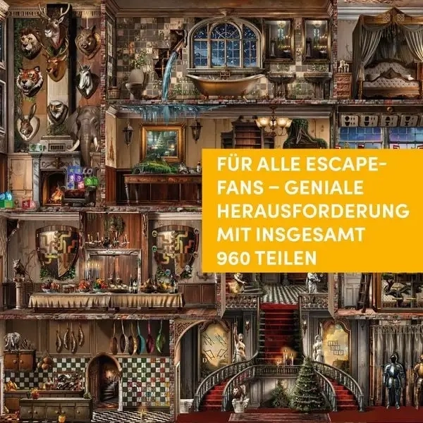 Puzzle-Rätsel-Adventskalender: Das verwunschene Schloss - DE