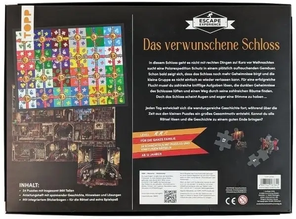 Puzzle-Rätsel-Adventskalender: Das verwunschene Schloss - DE