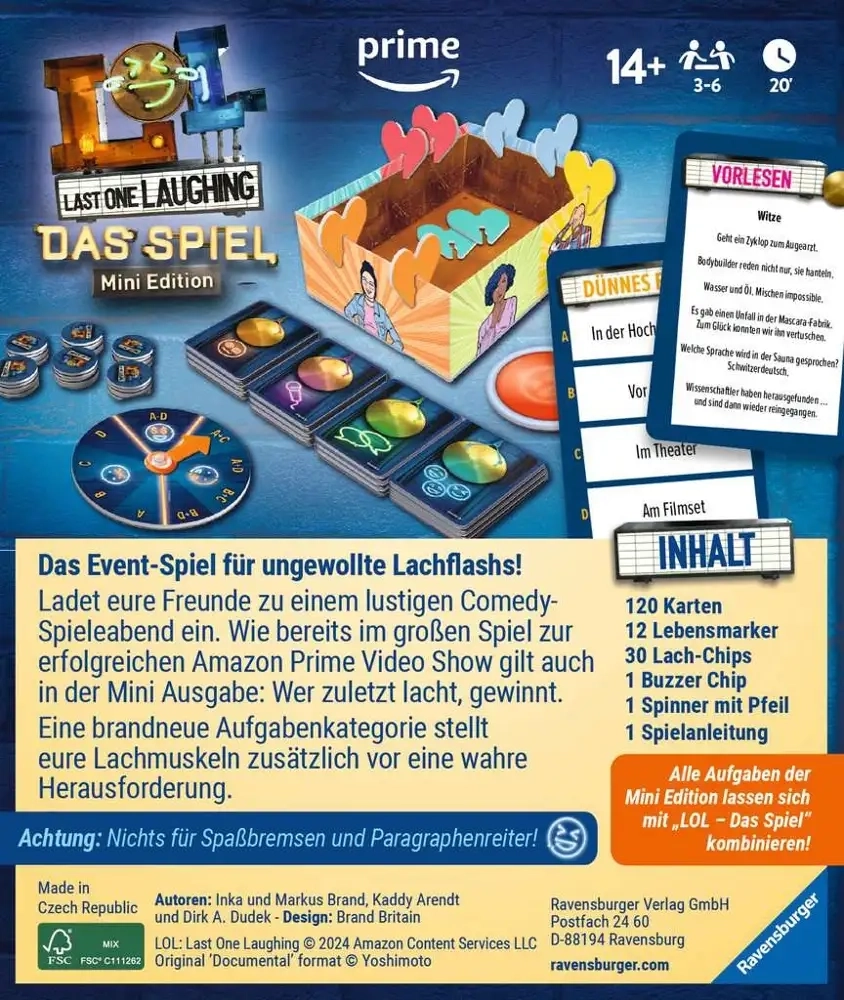 Last One Laughing - Das Spiel - Mini Edition - DE