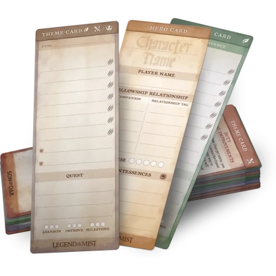 Legend in the Mist RPG - Theme Cards - 60 Karten - EN