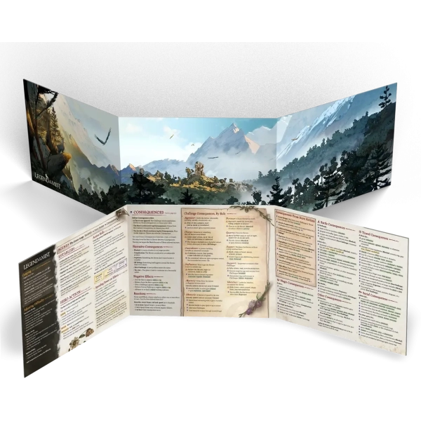 Legend in the Mist RPG - Narrator Screen - EN