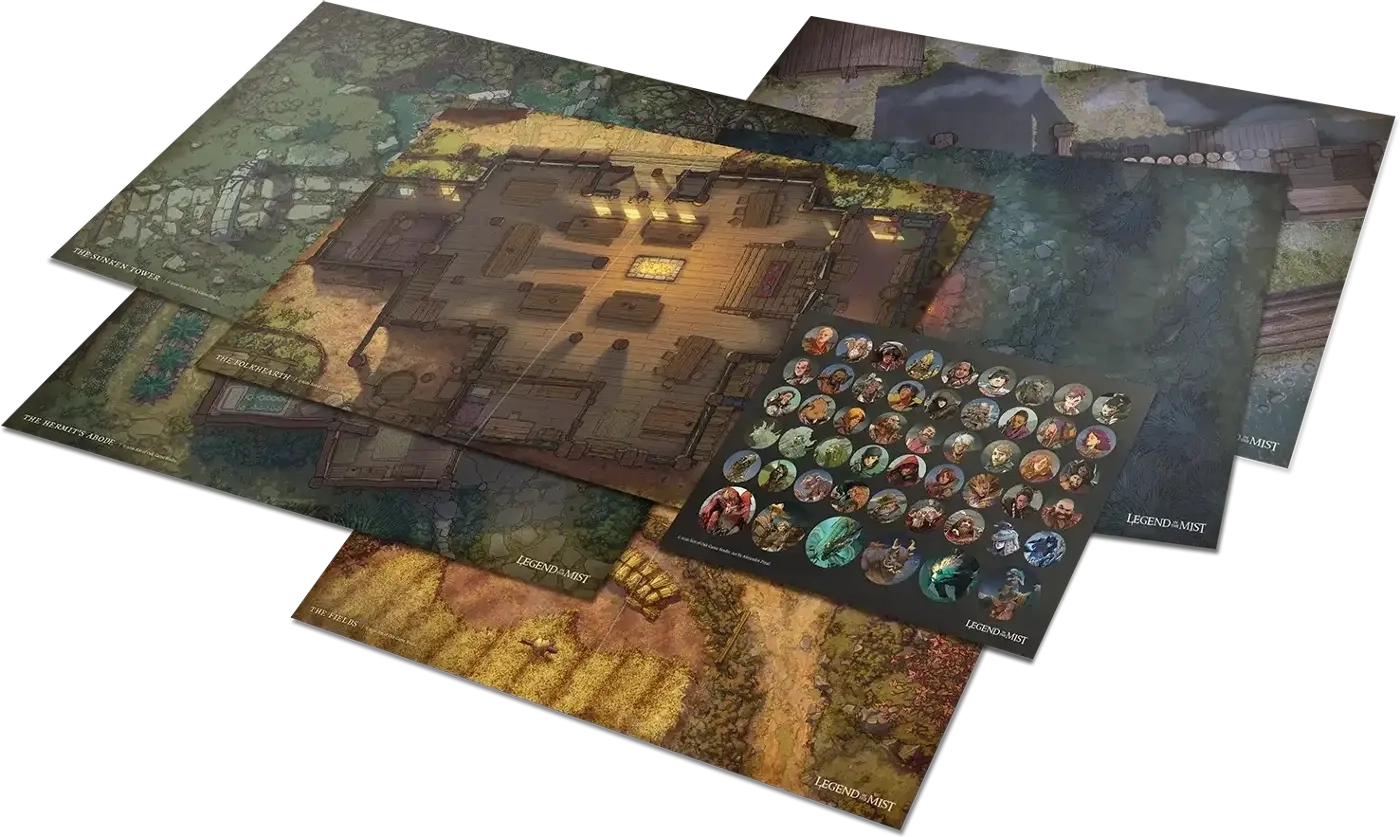 Legend in the Mist RPG - Scene Maps & Tokens - EN