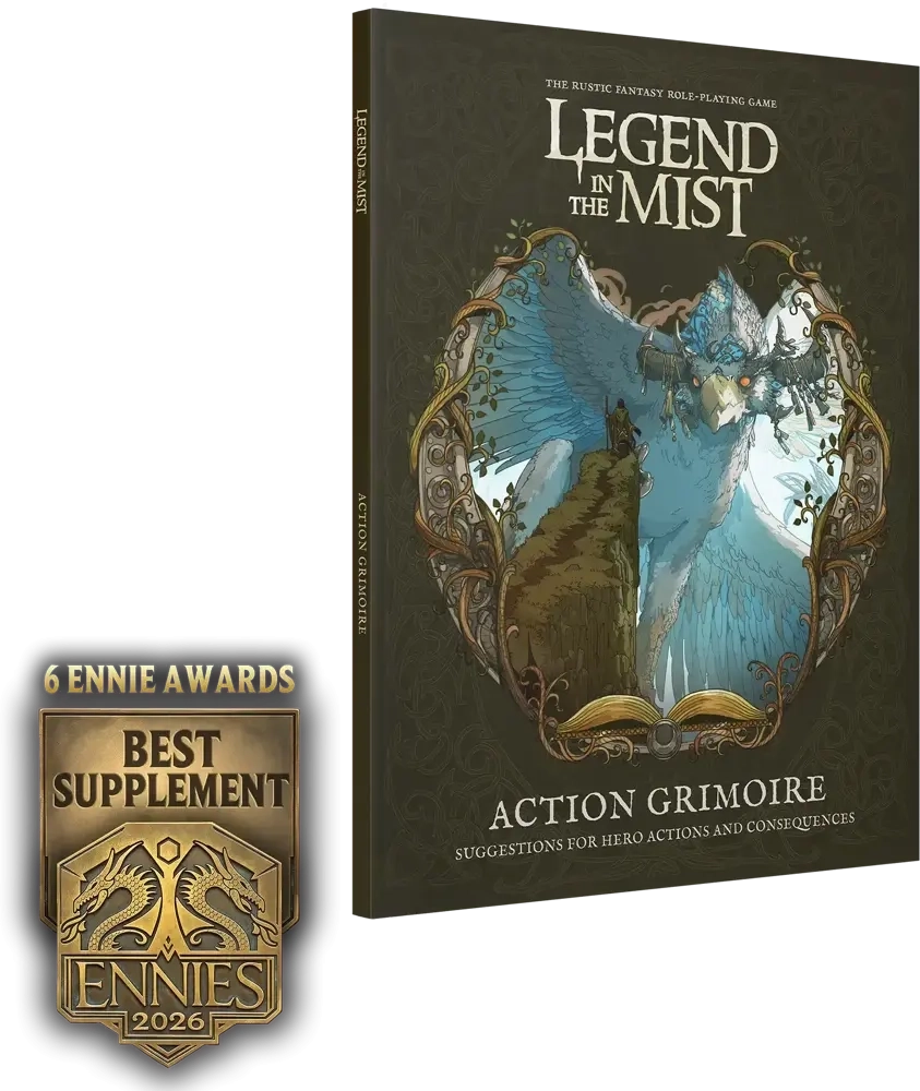 Legend in the Mist RPG - Action Grimoire - Erweiterung - EN