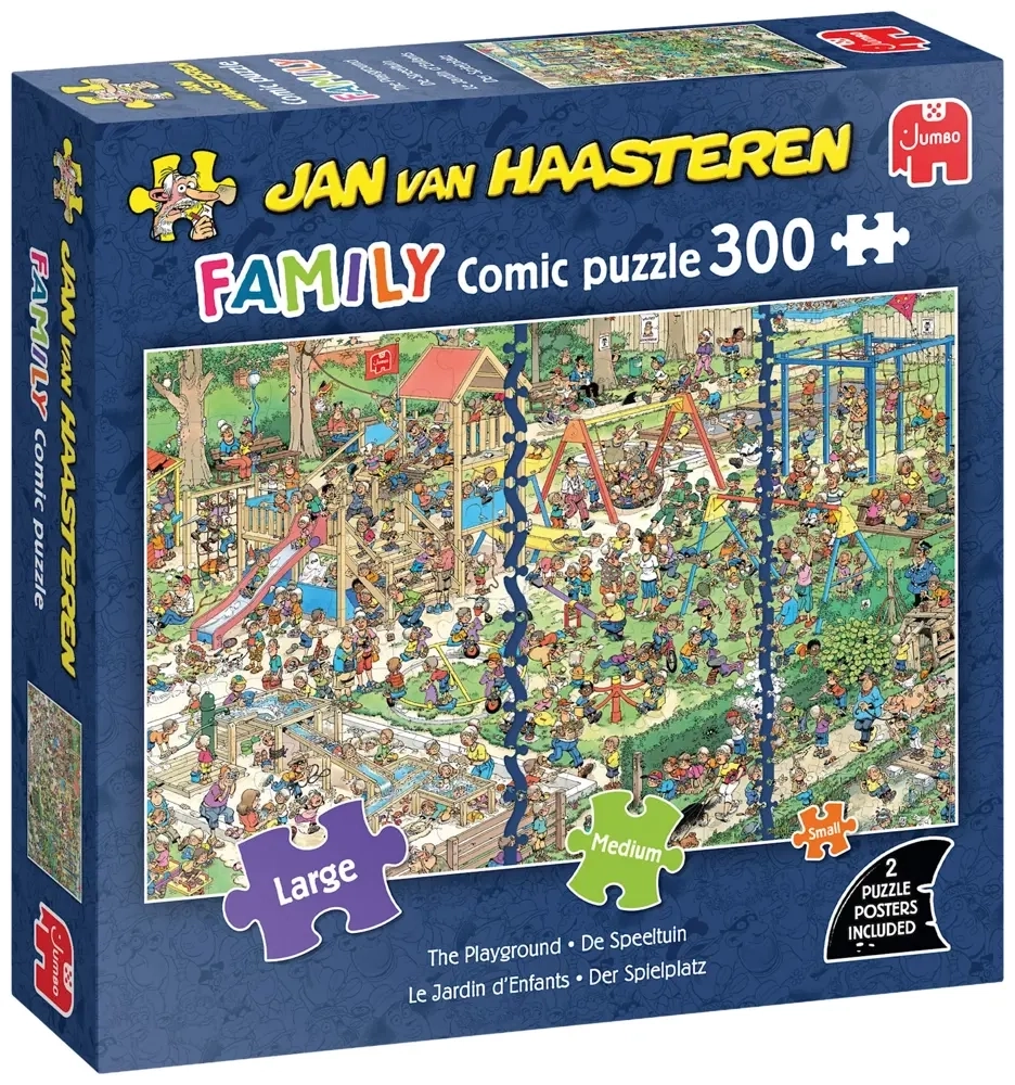 Der Spielplatz - Jan van Haasteren - Familienpuzzle - 300 Teile