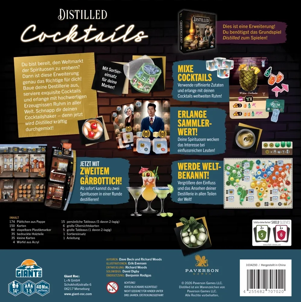 Distilled: Cocktails - Erweiterung - DE