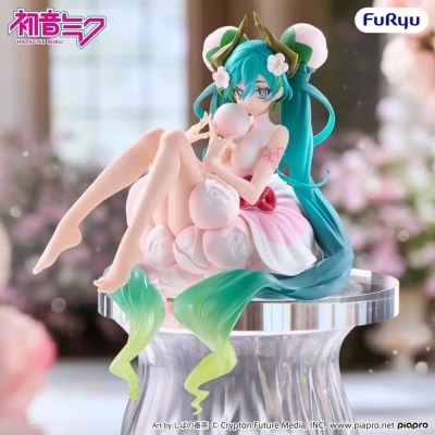 Hatsune Miku Noodle Stopper PVC-Figur - Flower Fairy White Plum Blossom - 13 cm