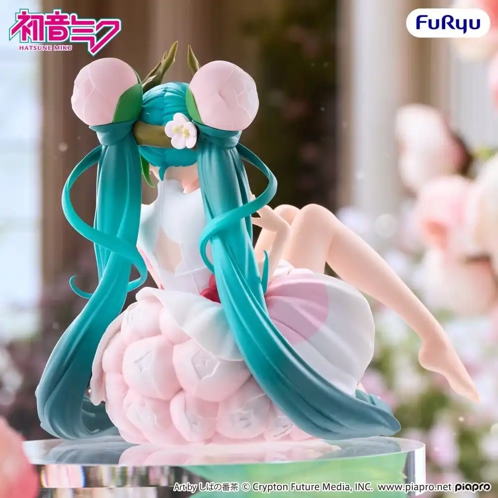 Hatsune Miku Noodle Stopper PVC-Figur - Flower Fairy White Plum Blossom - 13 cm