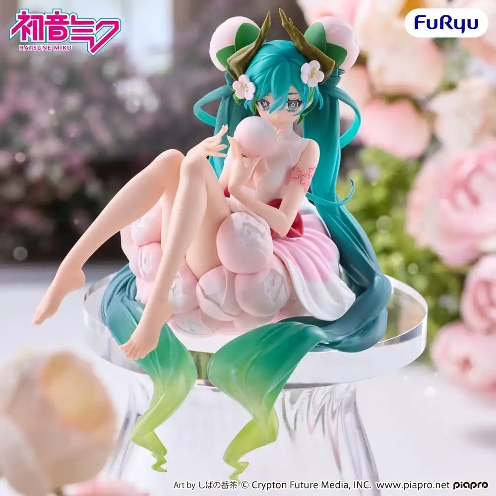 Hatsune Miku Noodle Stopper PVC-Figur - Flower Fairy White Plum Blossom - 13 cm