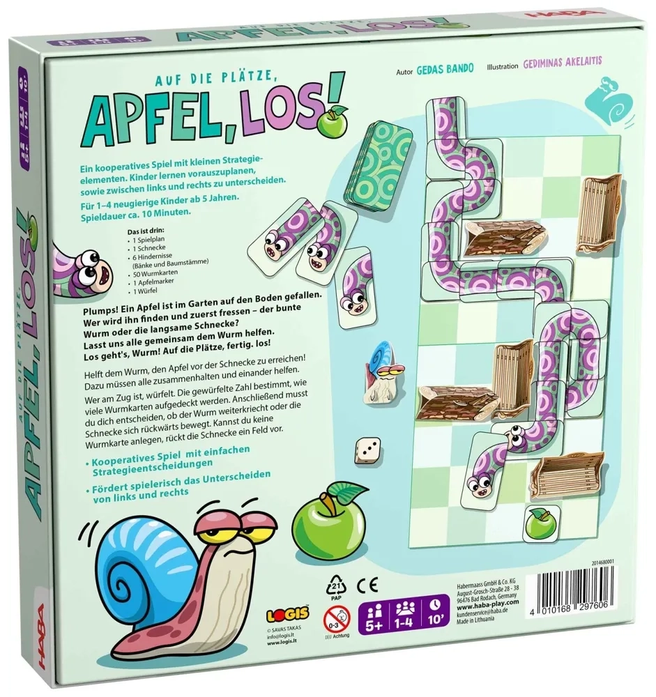 Auf die Plätze, Apfel, los! - DE