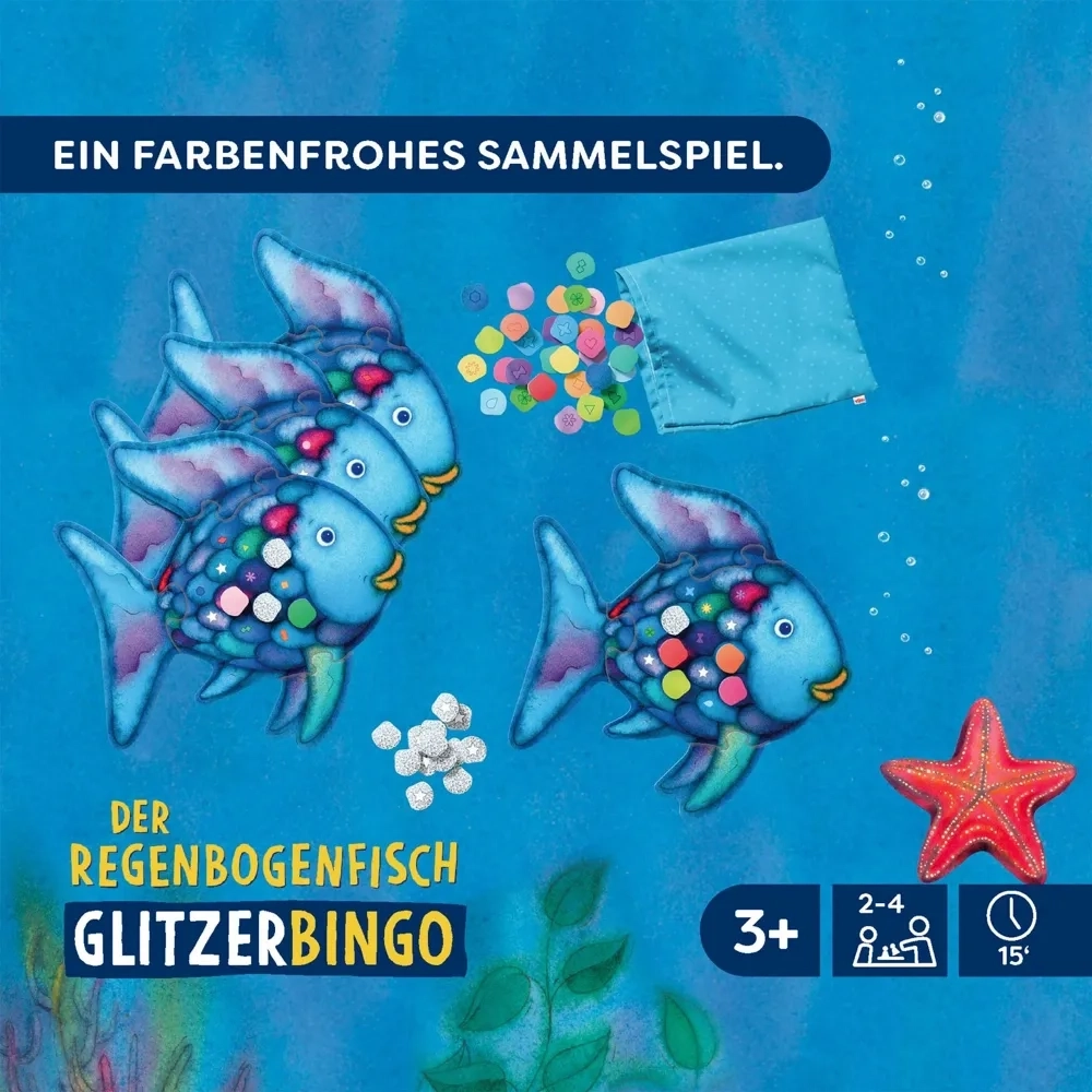 Der Regenbogenfisch: Glitzer-Bingo - DE