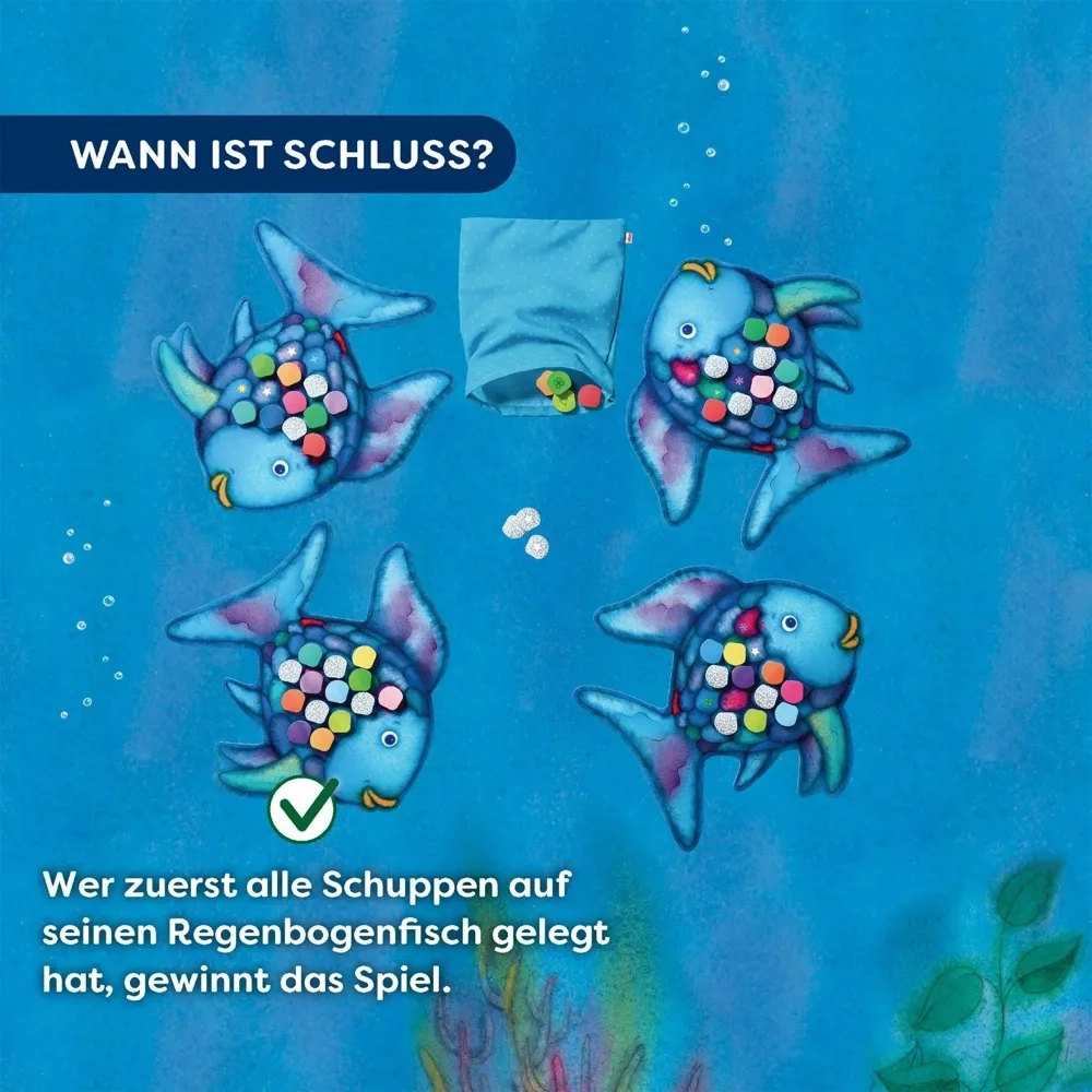 Der Regenbogenfisch: Glitzer-Bingo - DE