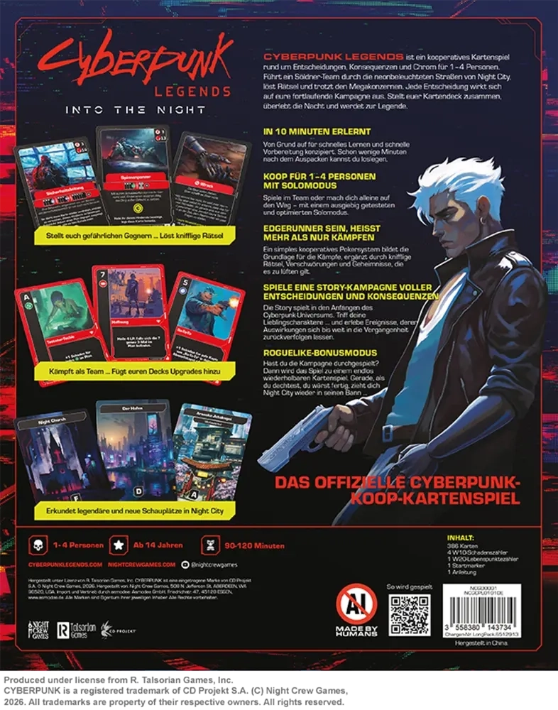 Cyberpunk Legends: Into the Night - DE