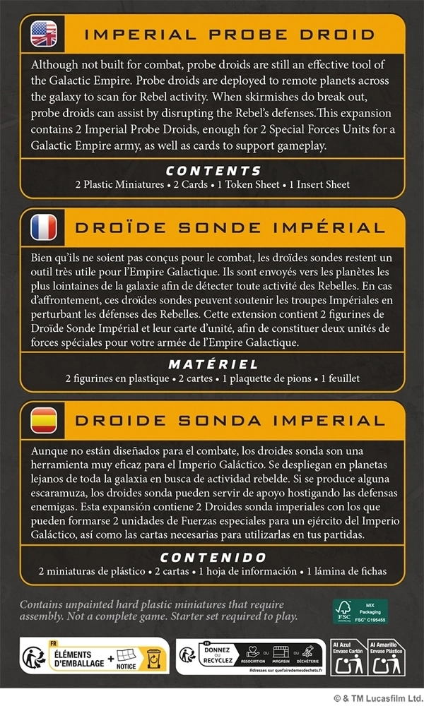 Star Wars: Legion - Imperial Probe Droid - Erweiterung - DE/EN/FR