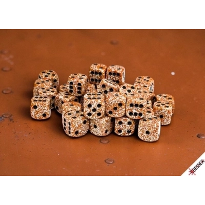 Speckled Rust Würfelset - 12 mm - 36 W6
