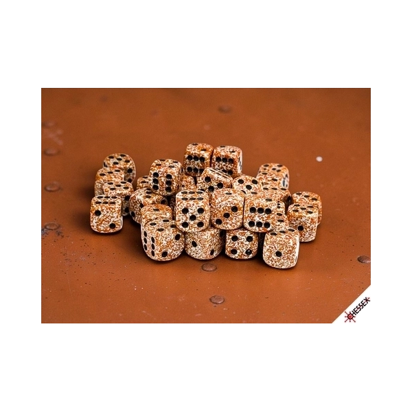 Speckled Rust Würfelset - 12 mm - 36 W6