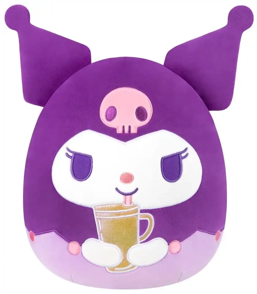 Squishmallows Hello Kitty and Friends Plüschfigur Kuromi Cup - 30 cm