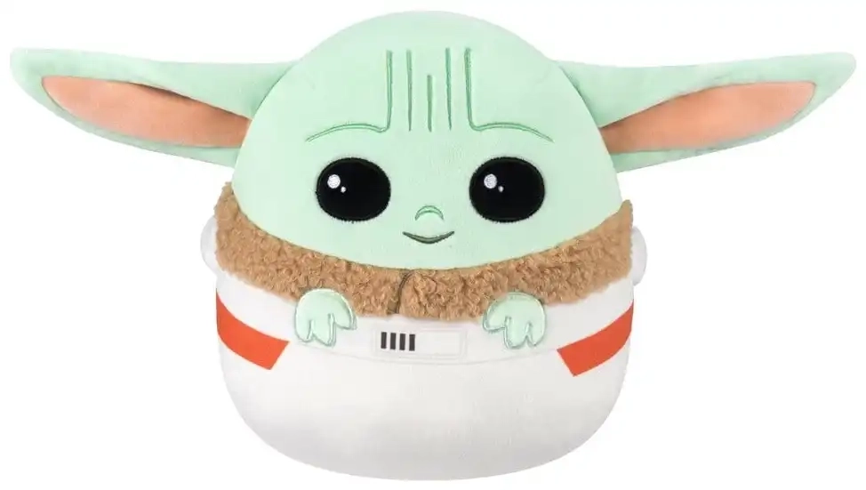Squishmallows Star Wars Plüschfigur Grogu im Tragebeutel - 20 cm