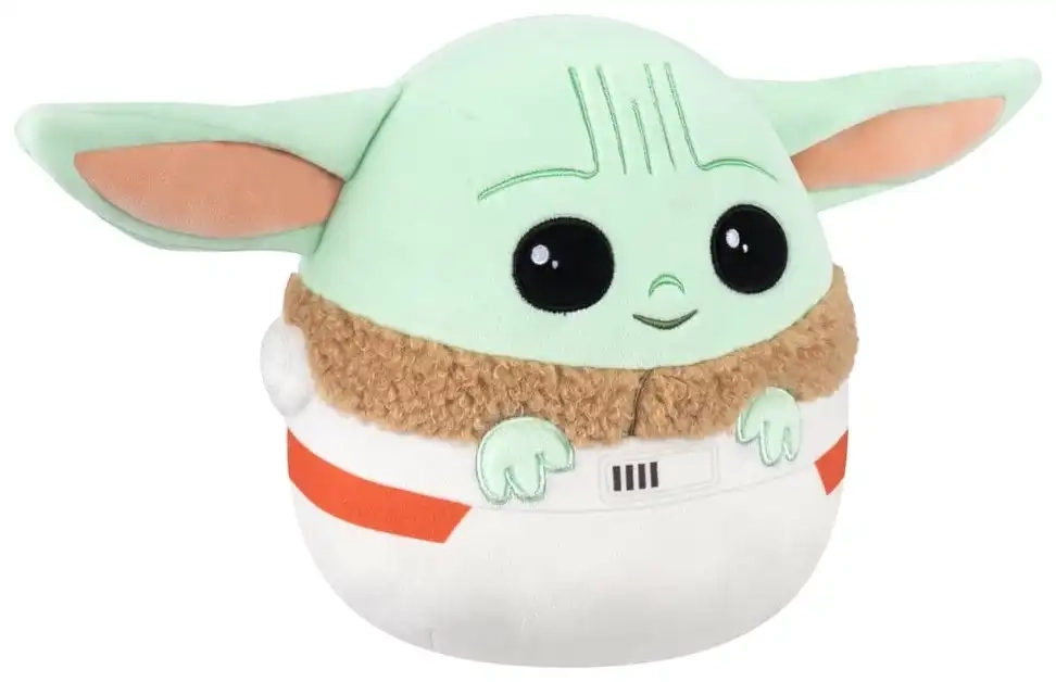 Squishmallows Star Wars Plüschfigur Grogu im Tragebeutel - 20 cm