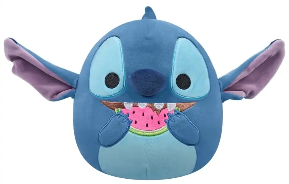 Squishmallows Lilo & Stitch Plüschfigur Stitch mit Wassermelone - 20 cm