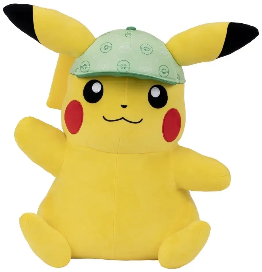 Pokémon Plüschfigur Pikachu mit Hut - 61 cm