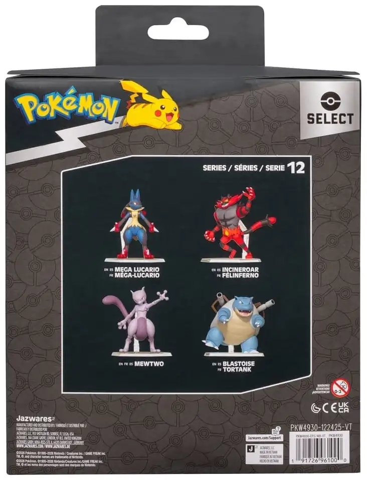 Pokémon Select: Turtok - Super-Articulated Actionfigur