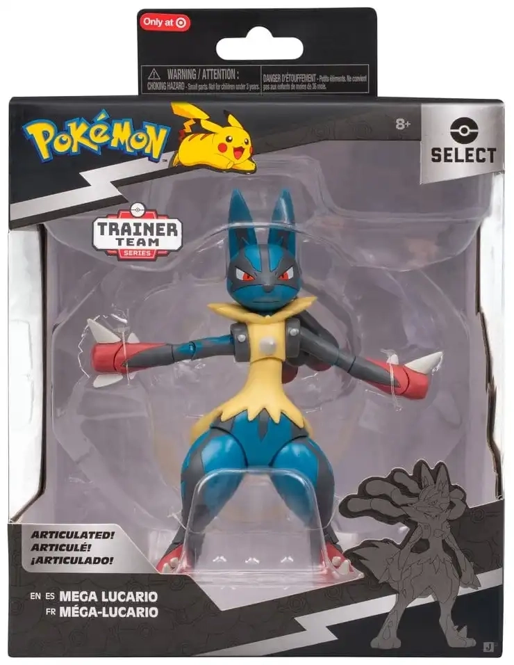 Pokémon Select: Mega-Lucario - Super-Articulated Actionfigur