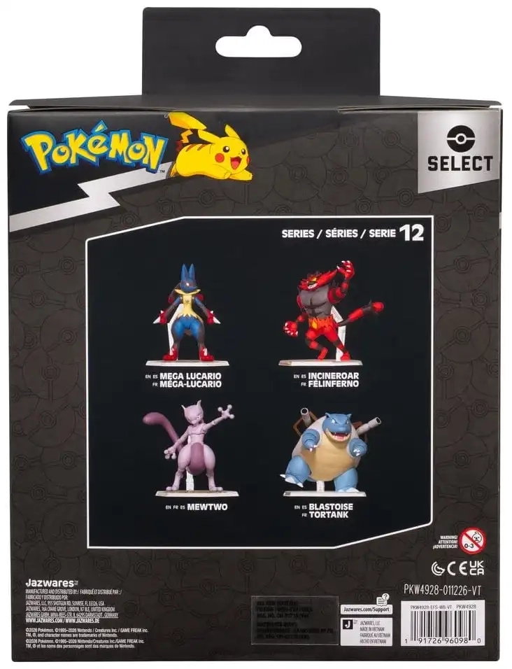 Pokémon Select: Mega-Lucario - Super-Articulated Actionfigur
