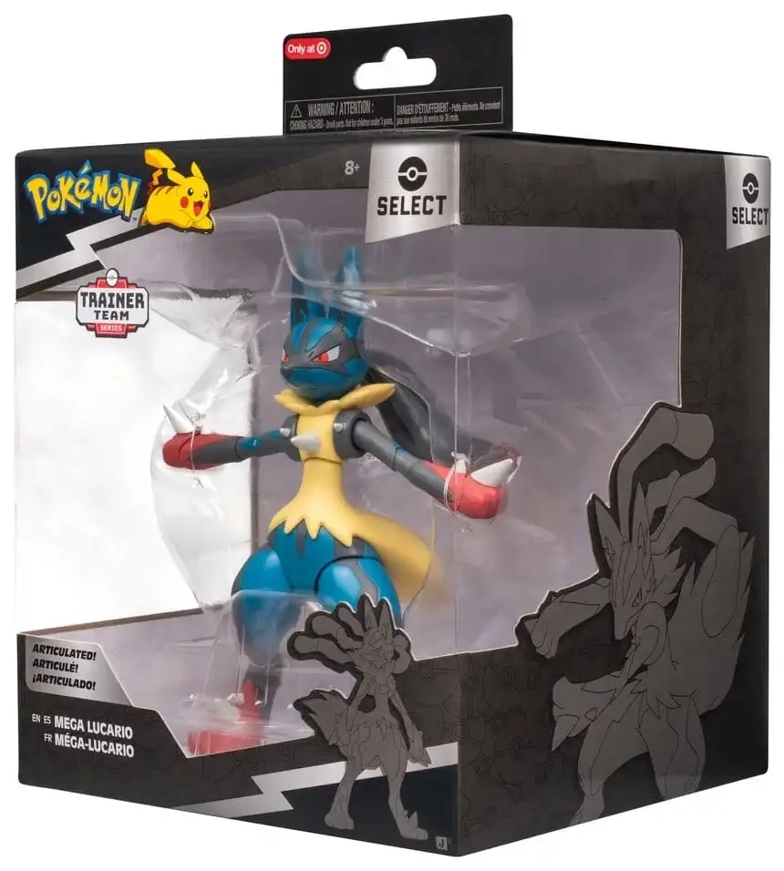 Pokémon Select: Mega-Lucario - Super-Articulated Actionfigur