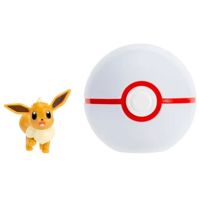 Pokémon Clip 'N' Go - Evoli & Premierball