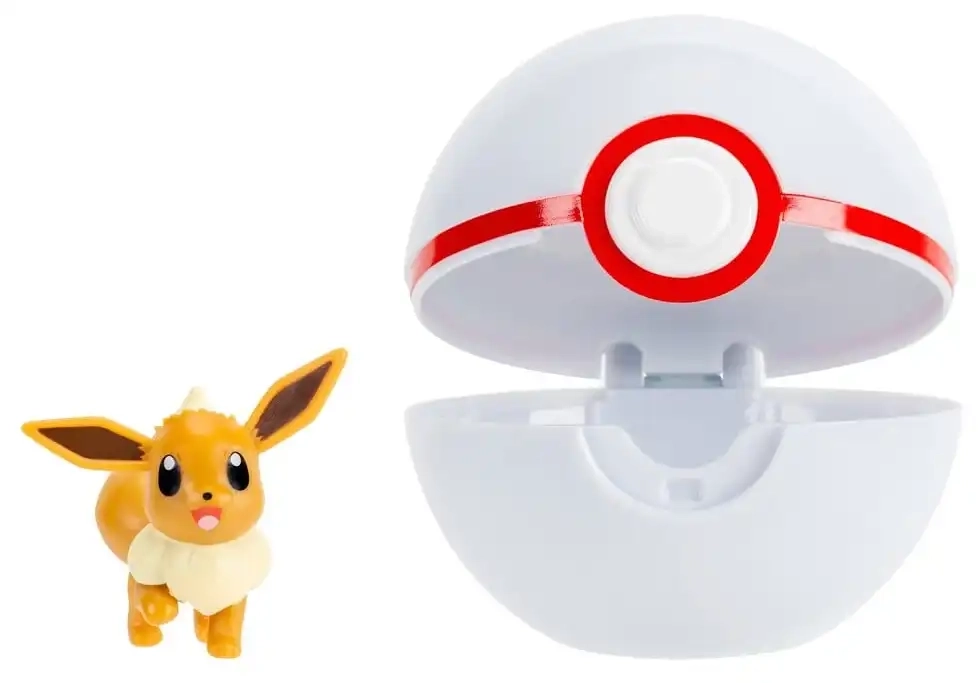 Pokémon Clip 'N' Go - Evoli & Premierball