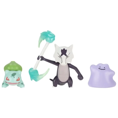 Pokémon Battle Figure Set - Bisasam, Ditto & Alola-Knogga - 3er-Pack
