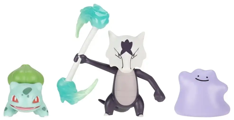Pokémon Battle Figure Set - Bisasam, Ditto & Alola-Knogga - 3er-Pack