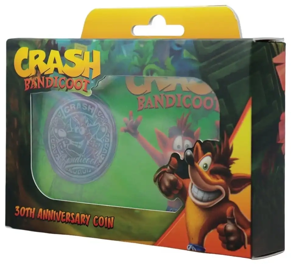 Crash Bandicoot Präsentationsmünze - 30th Anniversary - Limited Edition