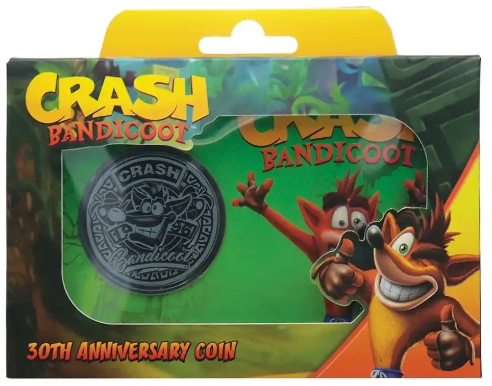 Crash Bandicoot Präsentationsmünze - 30th Anniversary - Limited Edition