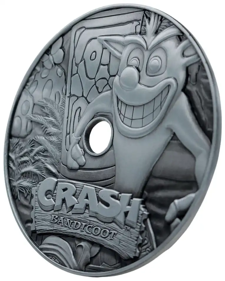 Crash Bandicoot Metall-CD-ROM-Replik - Limited Edition - 11 cm