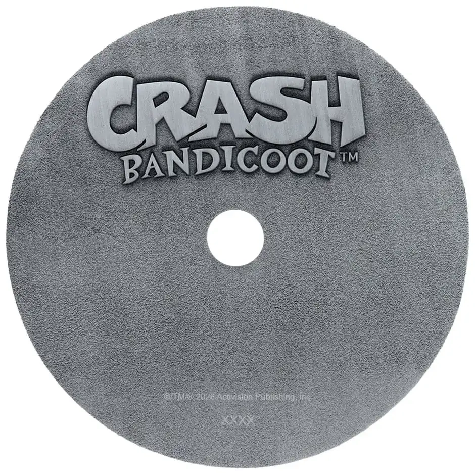 Crash Bandicoot Metall-CD-ROM-Replik - Limited Edition - 11 cm