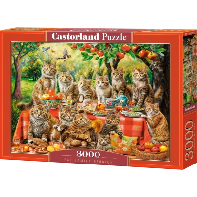 Cat Family Reunion - 3000 Teile