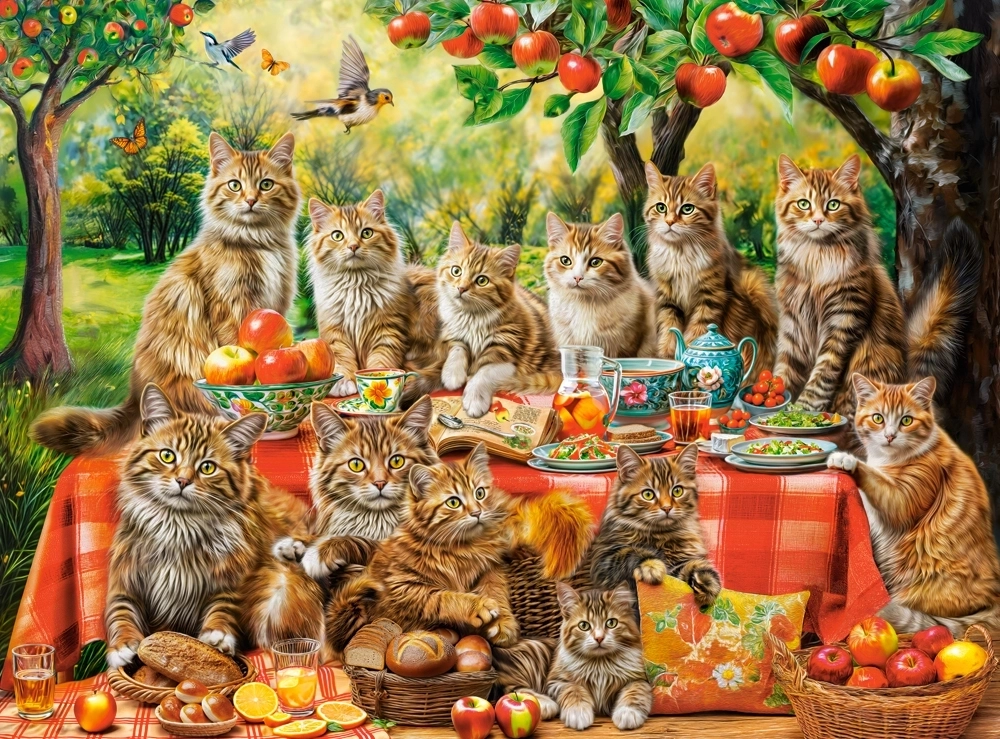 Cat Family Reunion - 3000 Teile