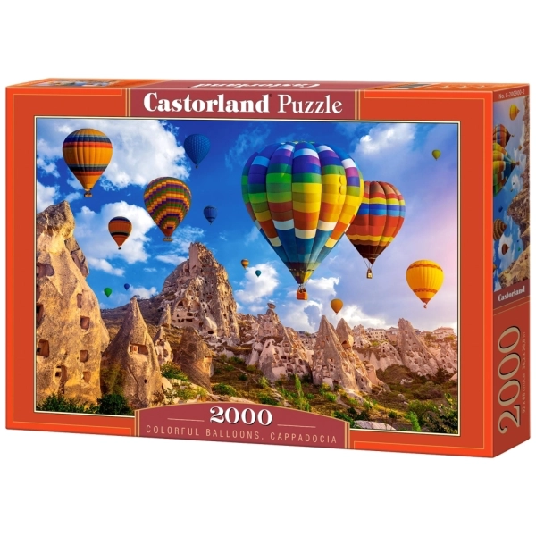 Farbenfrohe Ballons, Kappadokien