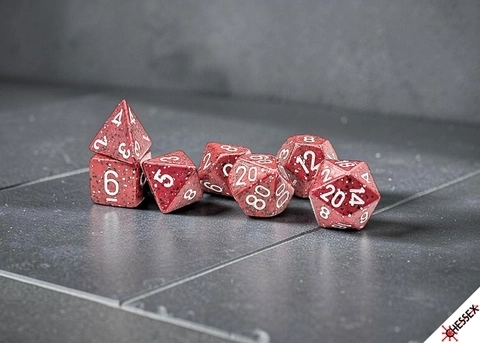 Speckled Lava Stone RPG-Würfelset - 7 Würfel