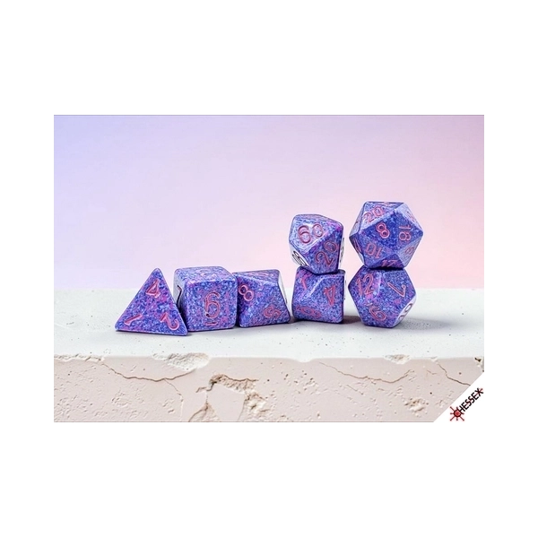 Speckled Purple Passion RPG-Würfelset - 7 Würfel
